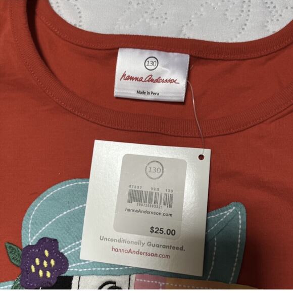 NWT Hanna Andersson Toucan Tank Top Size 8 - Picture 4 of 6